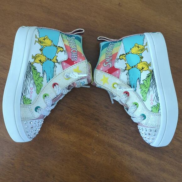 SKECHERS Dr Suess - TWI-LITES light up shoes 2.0 - little kids toddler size 7C - Picture 2 of 7